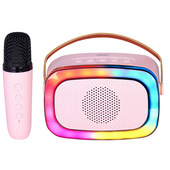 Trevi XR JUMP ALTOPARLANTE KARAOKE PORTATILE 10W WIRELESS USB MICRO SD AUX-IN XR 8A01 MINIPARTY ROSA