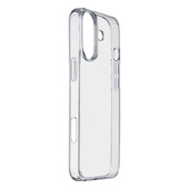 Cellularline Clear Protect - iPhone 16 Custodia rigida con bordi in gomma