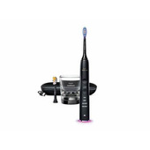 Philips DiamondClean Smart Sonicare Spazzolino Elettrico Sonico Nero con App, con custodia da viaggio HX9917/89
