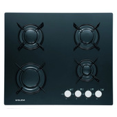 Glem Gas GV64BK piano cottura Nero Da incasso 60 cm 4 Fornello(i)