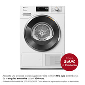 Miele TWH780WP EcoSpeed&9kg asciugatrice Libera installazione Caricamento frontale Bianco