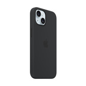 Apple Custodia MagSafe in silicone per iPhone 15 - Nero