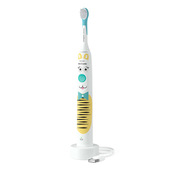 Philips Spazzolino Elettrico Sonico For Kids Pet Edition bianco e verde acqua HX3601/01
