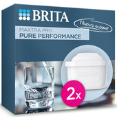Brita Filtro acqua rubinetto MAXTRA PRO Pure Performance (ex All-in-1) confezione da 2 filtri - Riduce cloro, calcare, PFAS e metalli, filtro originale compatibile con caraffa acqua filtrante