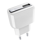 Cellularline USB Charger Kit 12W - Lightning - iPhone, iPad, iPod Caricabatterie da rete veloce 12W con cavo Lightning