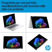 HP OmniBook X FlipNGAI OmniBook X Flip 2-in-1 Laptop Next Gen AI 16-as0006nl Copilot+ PC Intel Core Ultra 7 258V 40,6 cm (16") Touch screen 3K 32 GB LPDDR5x-SDRAM Wi-Fi 6E (802.11ax) Windows 11 Home