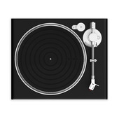 Victrola Hi-Res Carbon Giradischi con trasmissione a cinghia Nero, Argento