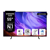 Samsung OLED AI TV 55" QE55S85HAEXZT 4K, Processore NQ4 AI Gen2, 4K AI Upscaling, Schermo antiriflesso, OLED HDR, Motion Xcelerator 120Hz, Dolby Atmos & OTS Lite, Contour Design, Vision AI Smart TV, 2026