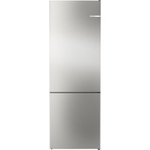 Bosch Serie 4 KGN492IAF , Frigorifero combinato da libera installazione, 203 x 70 cm, Acciaio spazzolato anti-impronta Classe A