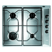 Ignis AKL 710/IX1 Acciaio inox Da incasso 58 cm Gas 4 Fornello(i)