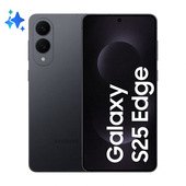 Samsung Galaxy S25 Edge, Smartphone AI, Display 6.7'' QHD+ Dynamic AMOLED 2X, Fotocamera 200MP, RAM 12GB, 512GB, 3.900 mAh, Titanium Jetblack