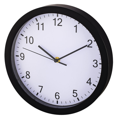 Hama Orologio da muro Pure, 25 cm, movimento silenzioso, nero