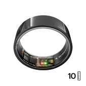 Ultrahuman Ring AIR – Monitor del sonno e dell'attività fisica, anello intelligente per uomo e donna, nessuna spesa per l'app per le funzioni standard, durata della batteria fino a 6 giorni (taglia 10)