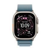 Apple Alpine Loop blu chiaro (49 mm) - Large - Titanio nero