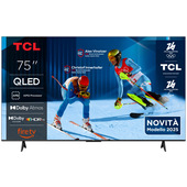 TCL T6C Serie Smart TV QLED 4K 75" 75T6C, Dolby Vision & Atmos, HDR10+, Fire TV