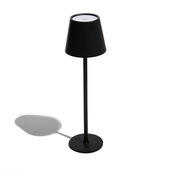 Muitomas TABLELAMPBK lampada da tavolo LED Nero