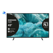 Samsung QLED AI TV 43" QE43Q7FAAUXZT 4K, Processore Q4 AI, 4K Upscaling, Color Booster Pro, OTS Lite, Slim Look Design, Vision AI Smart TV, 2025