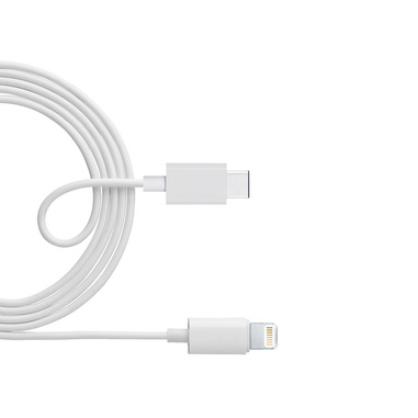 Electroline Cavo da Type C a Lightning 1m, Bianco