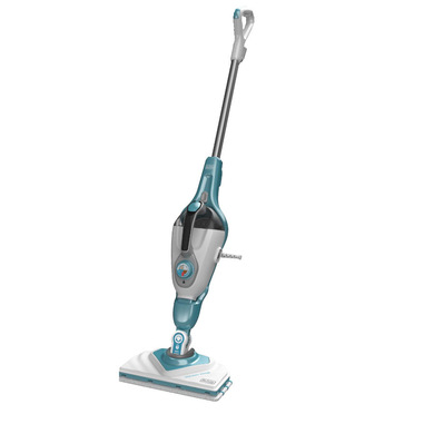 Black & Decker Steam-Mop Steam mop 0,5 L 1600 W Blu, Bianco