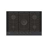 Haier Series 4 HAVG75HB Nero Da incasso 74.5 cm Gas 5 Fornello(i)