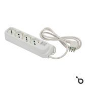 IOPLEE prolunghe e multiple 1,5 m 4 presa(e) AC Interno Bianco