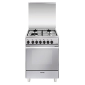 Glem Gas U664MI cucina Elettrico Acciaio inox