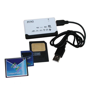 Reporter 02263 lettore di schede USB 2.0 Nero, Bianco