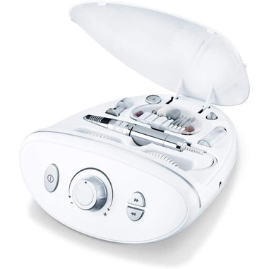 Beurer MP 100 Set Professionale per Manicure e Pedicure con Fresa per Unghie e Accessori completi, adatto anche per Unghie Artificiali