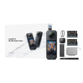 Insta360 X5 Bundle fotocamera per sport d'azione 72 MP 8K Ultra HD 25,4 / 1,28 mm (1 / 1.28") Wi-Fi 200 g