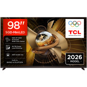 TCL X11L TV 98X11L SQD‑Mini LED da 98”, 4K UHD, 10.000 nit e 20.736 zone di dimming, Smart Google TV a 144Hz, Dolby Vision & Atmos, Audio Bang & Olufsen