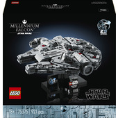 LEGO Star Wars 75375 Millennium Falcon, Modellino da Costruire di Astronave per Adulti, Idee Regalo Lui, Lei, Marito o Moglie