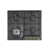 De’Longhi ANF 46 PRO piano cottura Antracite Da incasso 60 cm Gas 4 Fornello(i)