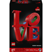 LEGO ART 31214 LOVE, Modellino da Costruire Scultura Pop di Robert Indiana, Hobby Creativo per Adulti, Regalo Donna o Uomo