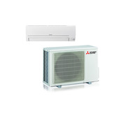 Mitsubishi Electric MUZHR25VFE1 + MSZHR25VFE3 Climatizzatore Monosplit system Bianco 9000Btu