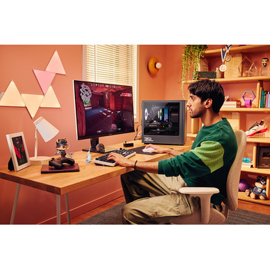 HP OMEN 16L Gaming Desktop TG03-0016nl PC Intel® Core™ i7 i7-14700F 16 GB DDR5-SDRAM NVIDIA GeForce RTX 5060 Windows 11 Home Tower Nero