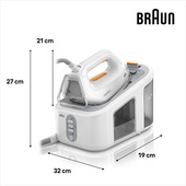 Braun CareStyle 3 IS3132WH Ferro da stiro con caldaia