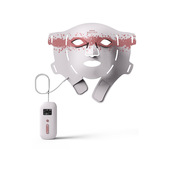 Renpho Artemis Blush E100B-1, Maschera Viso LED in Silicone Morbido, 4 Modalità di Luce, 432 LED e Copertura Mento