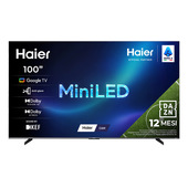 Haier S90 Series TV QLED Mini LED Ultra 100" H100S90FUX, 4K, AI, Google TV, Dolby Vision IQ, KEF Sound, Dolby Atmos, Gaming 240Hz