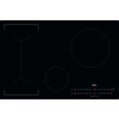 AEG IKB84443IB Piano cottura ad induzione serie 6000 Bridge 80 cm