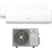 Electroline Dualsplit 9000+9000BTu EDHE53D2 + IUD263HKAW + IUD263HKAW condizionatore fisso