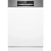 Bosch Serie 6 SMI6ECS12E Lavastoviglie da incasso con frontalino 60 cm Acciaio spazzolato Classe A