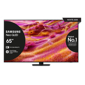 Samsung Neo QLED AI TV 65" QE65QN90FATXZT 4K Mini LED, Processore NQ4 AI Gen3, 4K AI Upscaling Pro, Motion Xcelerator 165Hz, Neo Quantum HDR+, Dolby Atmos & OTS+, NeoSlim Design, Vision AI Smart TV, 2025