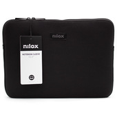 Nilox NXF1301 borsa per laptop 33,8 cm (13.3") Custodia a tasca Nero