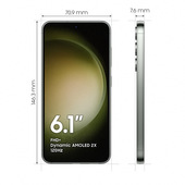 Samsung Galaxy S23 Smartphone AI Display 6.1'' Dynamic AMOLED 2X, Fotocamera 50MP, RAM 8GB, 128GB, 3.900 mAh, Green