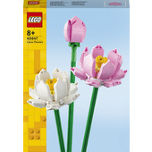LEGO Botanicals 40647 Fiori di Loto, Fiori Finti per Bambini 8+, Bouquet dalla Collezione Botanica, Regalo per Donna o Uomo