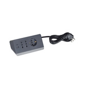 bticino S3711GBU prolunghe e multiple 2 m 3 presa(e) AC Interno Grigio