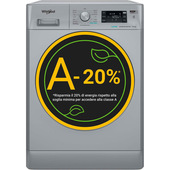 Whirlpool Lavatrice a libera installazione - FFB 108 SILVER IT Made in Italy