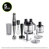 Braun MultiQuick 9 MQ 9187XLI 0,6 L Frullatore ad immersione 1200 W Nero, Acciaio inox