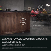 AEG Lavastoviglie Incasso 60 Cm - Int. Totale 14 Coperti Classe A-10% 37 Dba MADE IN ITALY GI8220X2TN