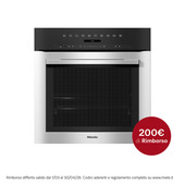 Miele H 7164 B 76 L Nero, Acciaio inox